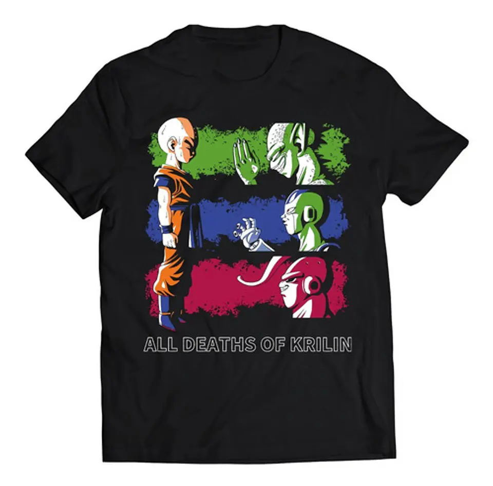 Polera Dragon Ball Las Muertes De Krillin | Anime Japonés 1