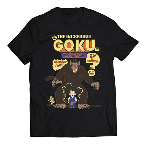 Polera Dragon Ball El Increíble Goku | Anime Japonés