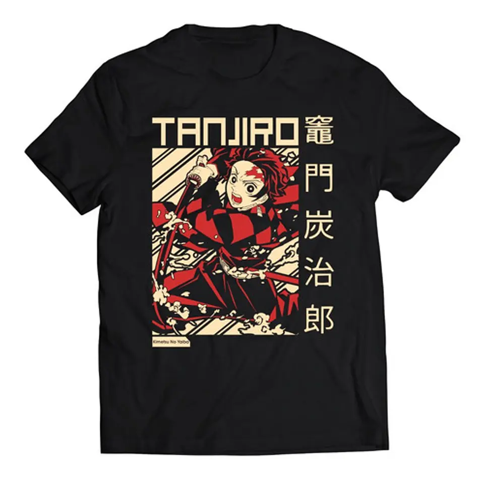 Polera Demon Slayer Tanjiro Attack | Anime Japonés 1