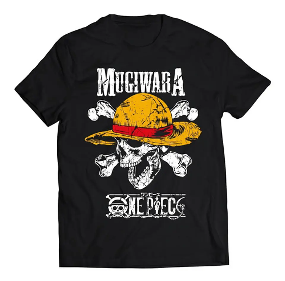 Polera One Piece One Mugiwara | Anime Japonés 1