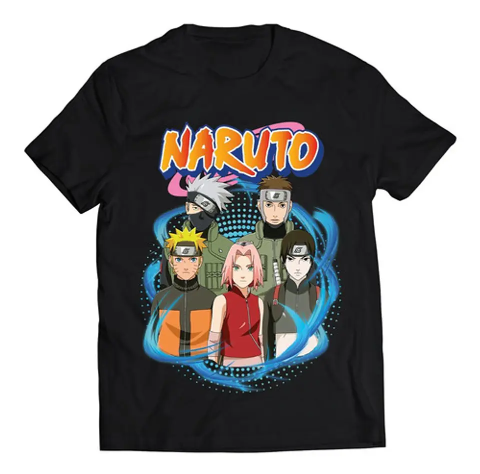 Polera Naruto Nuevo Equipo 7 | Anime Japonés 1