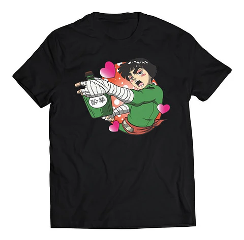 Polera Rock Lee Borracho | Anime Japonés