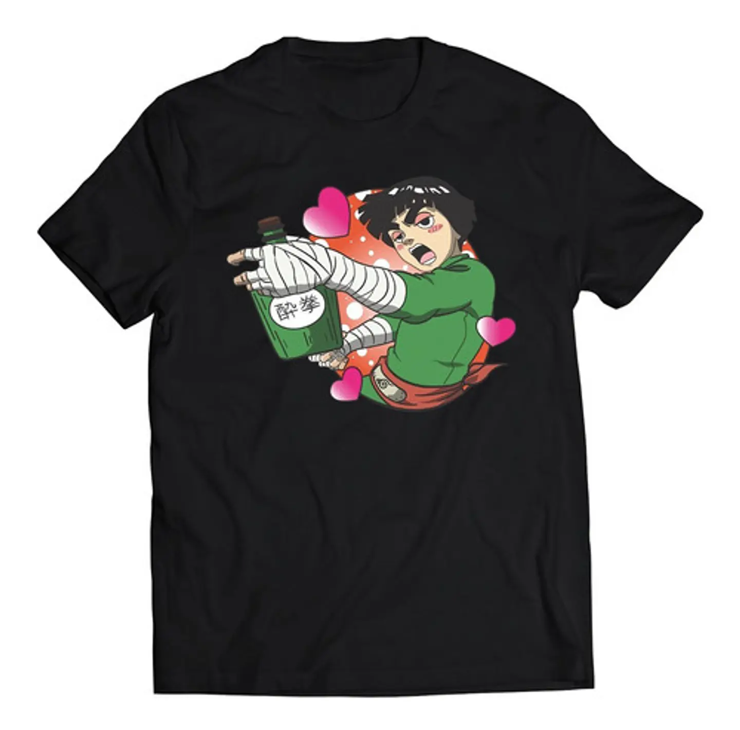 Polera Rock Lee Borracho | Anime Japonés 1