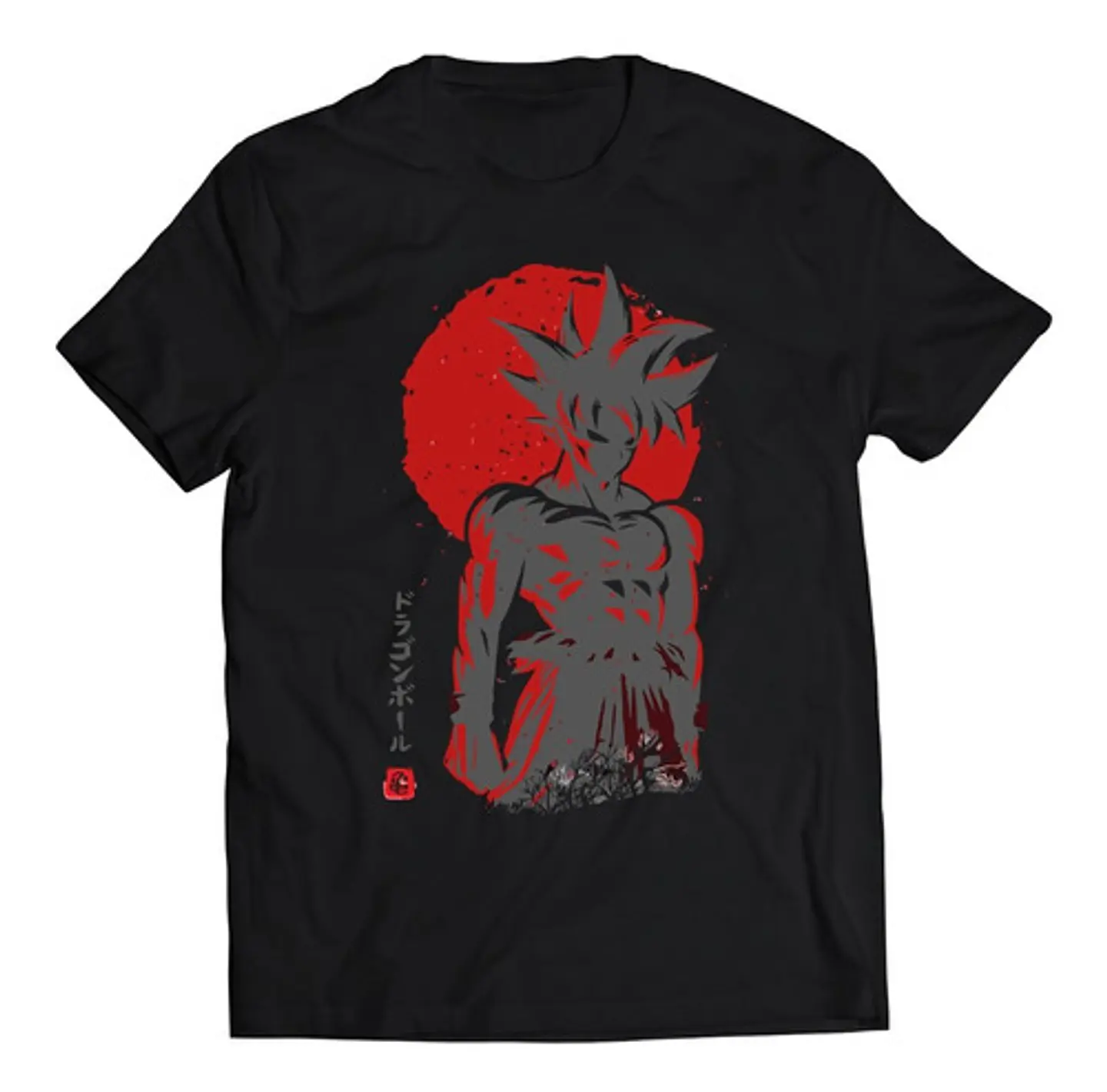 Polera Dragon Ball Goku Rojo Plomo | Anime Japonés 1