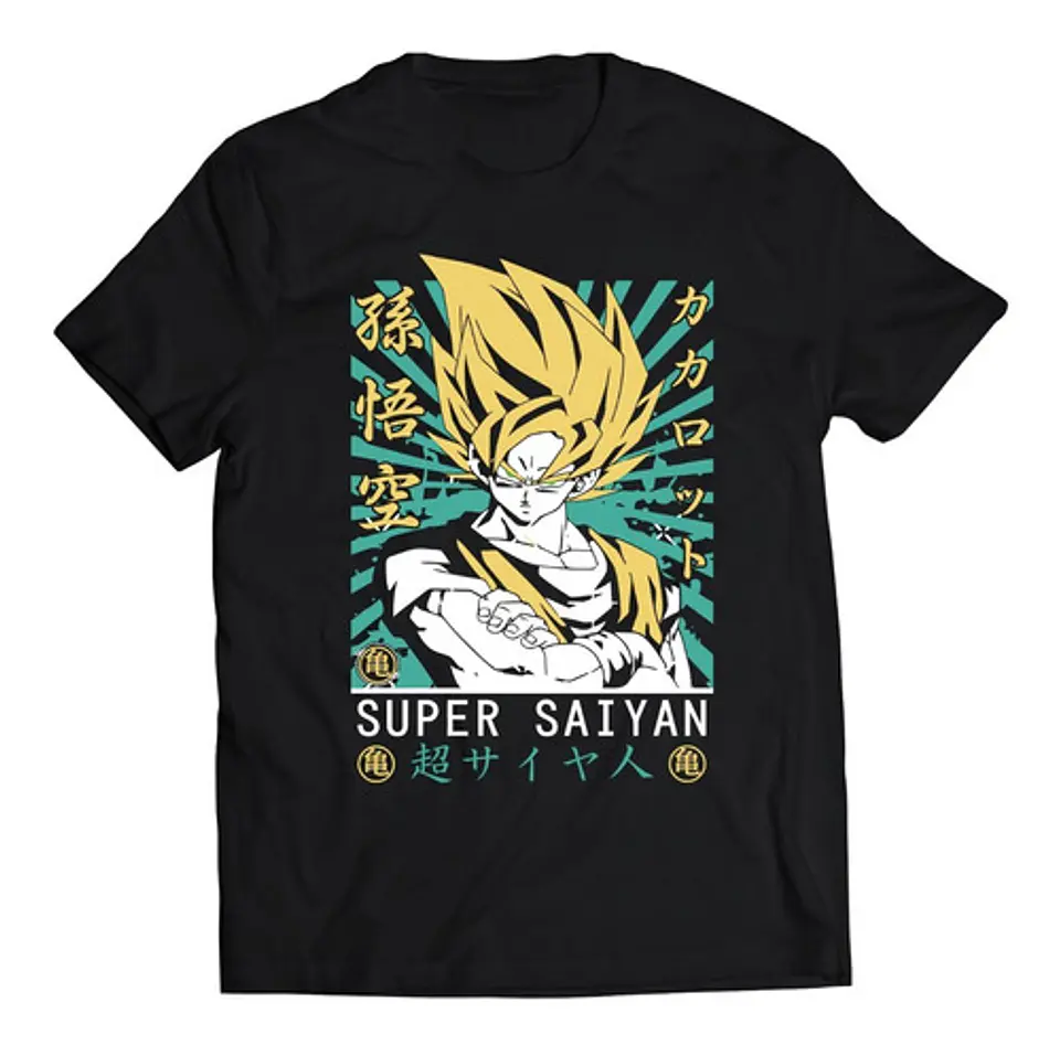 Polera Dragon Ball Super Saiyan | Anime Japonés 1