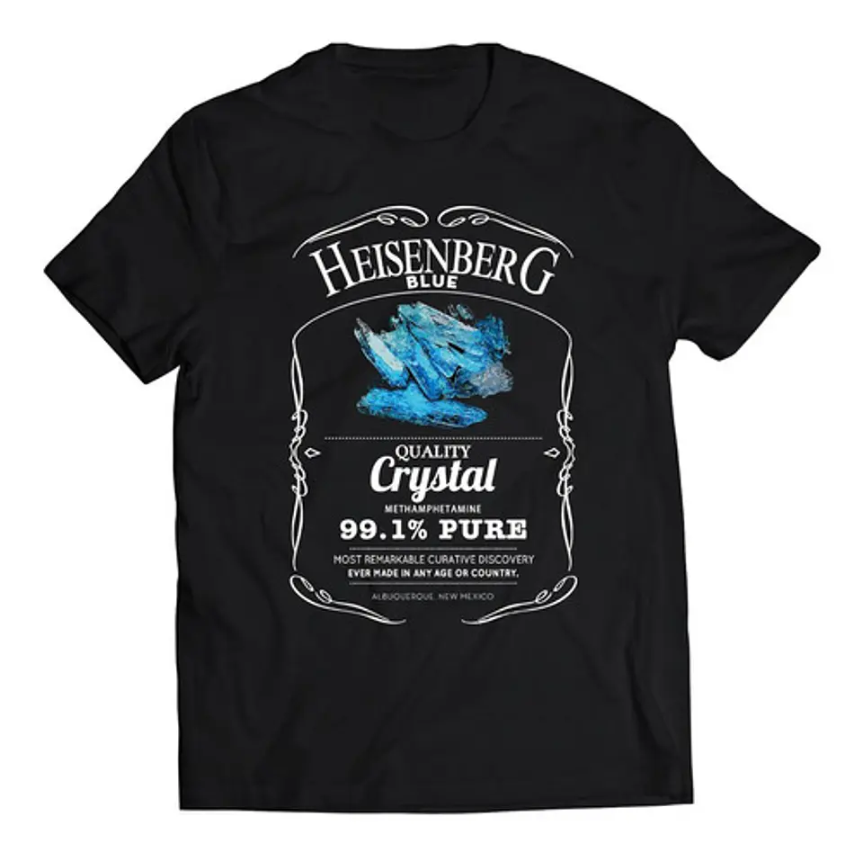 Polera Series - Breaking Bad Heisenberg Quality Crystal | Estilo Exclusivo 1