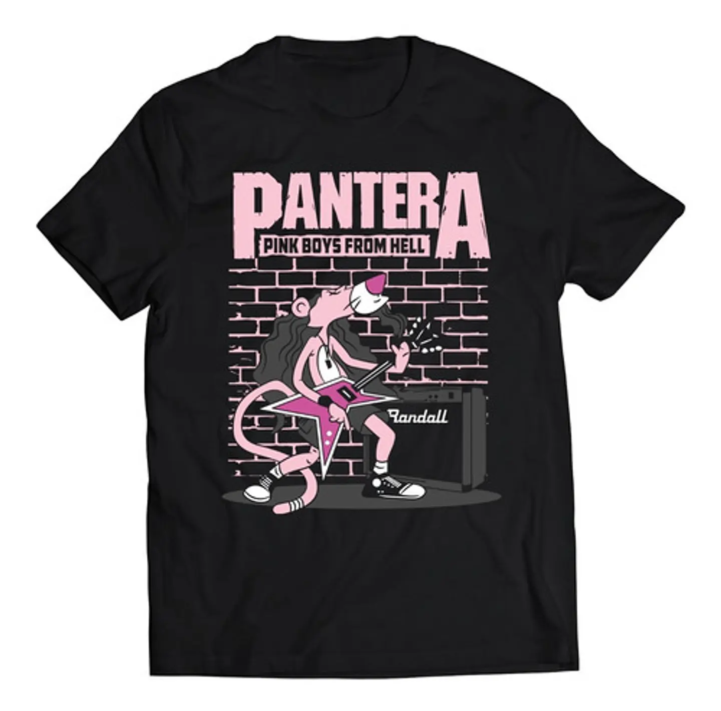 Polera Pantera - Pink Boys From Hell | Rock 1