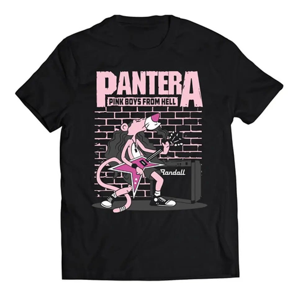 Polera Pantera - Pink Boys From Hell | Rock 1