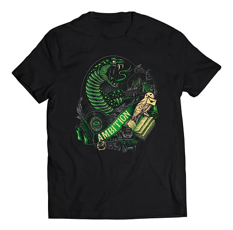 Polera Películas - Harry Potter Casa Slytherin Ambición | Estilo Exclusivo