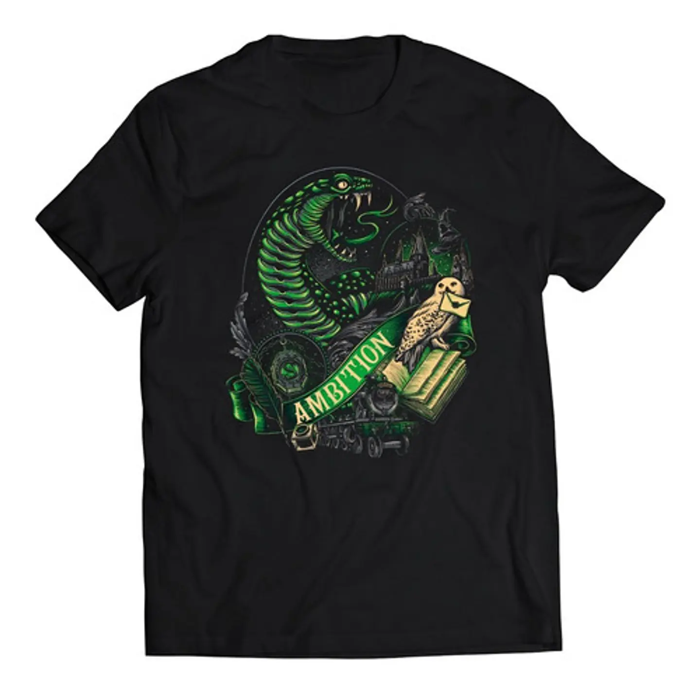 Polera Películas - Harry Potter Casa Slytherin Ambición | Estilo Exclusivo 1