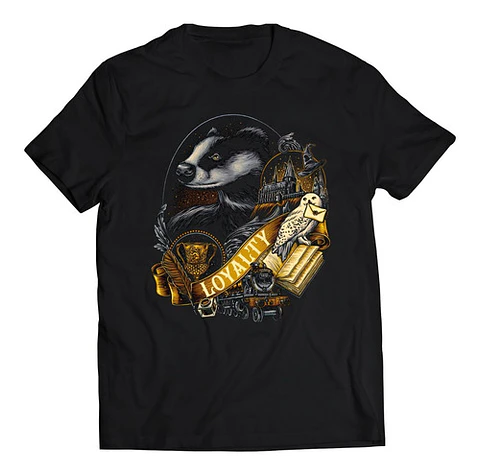 Polera Películas - Harry Potter Casa Hufflepuff Lealtad | Estilo Exclusivo