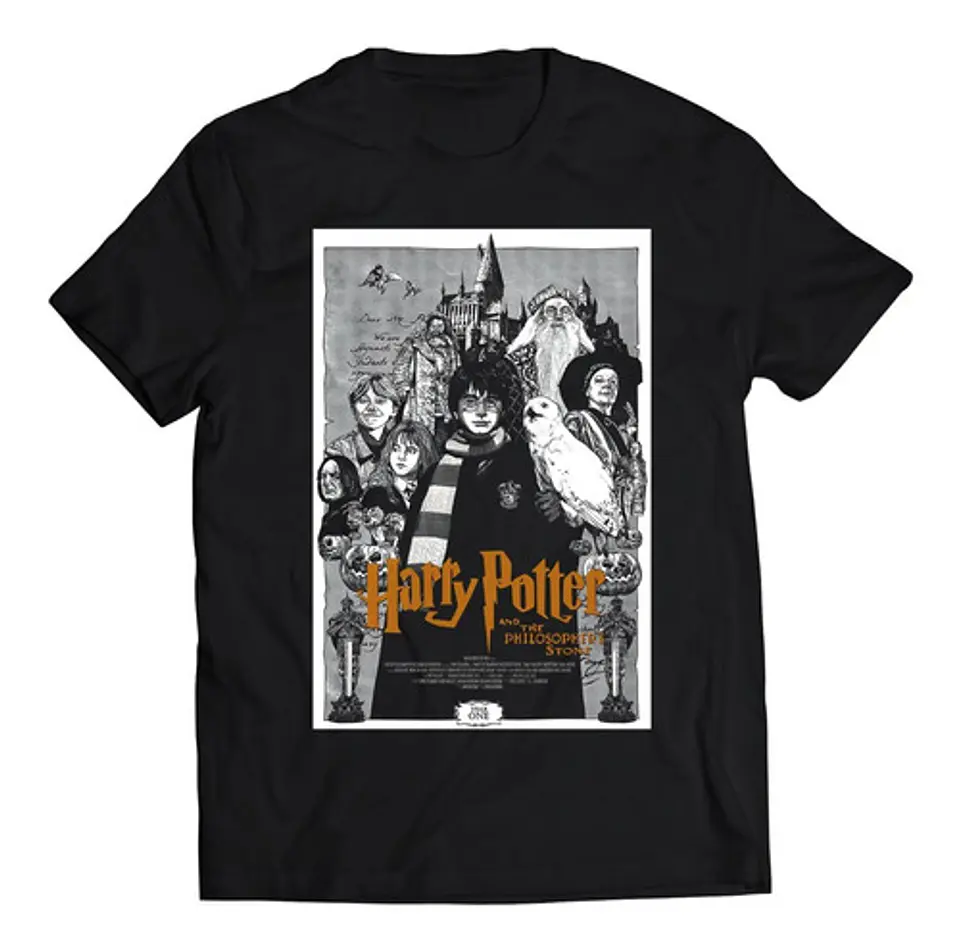 Polera Películas - Harry Potter Poster | Estilo Exclusivo 1