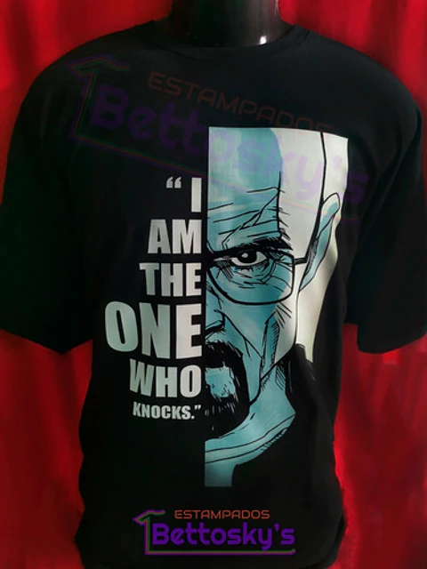 Polera Series - Breaking Bad I Am The One Who Knocks | Estilo Exclusivo