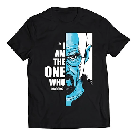 Polera Series - Breaking Bad I Am The One Who Knocks | Estilo Exclusivo