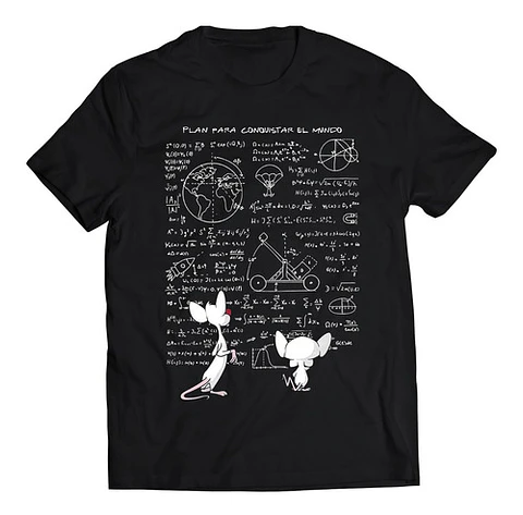 Polera Pinky Y Cerebro - Plan Para Conquistar | Rock
