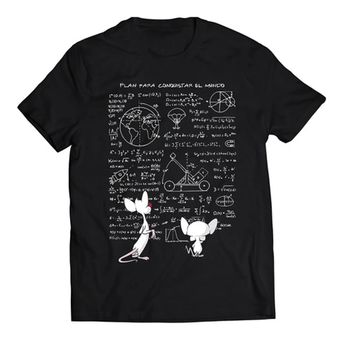 Polera Pinky Y Cerebro - Plan Para Conquistar | Rock 1