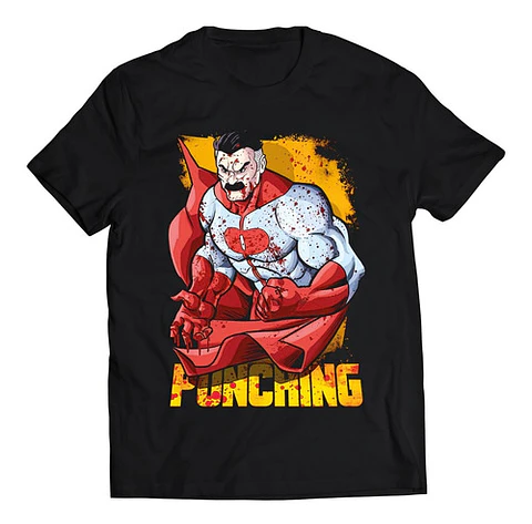 Polera Series - Invencible Omni Man Punching | Estilo Exclusivo