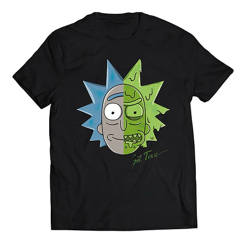 Polera Series  - Rick & Morty Get Toxic | Estilo Exclusivo
