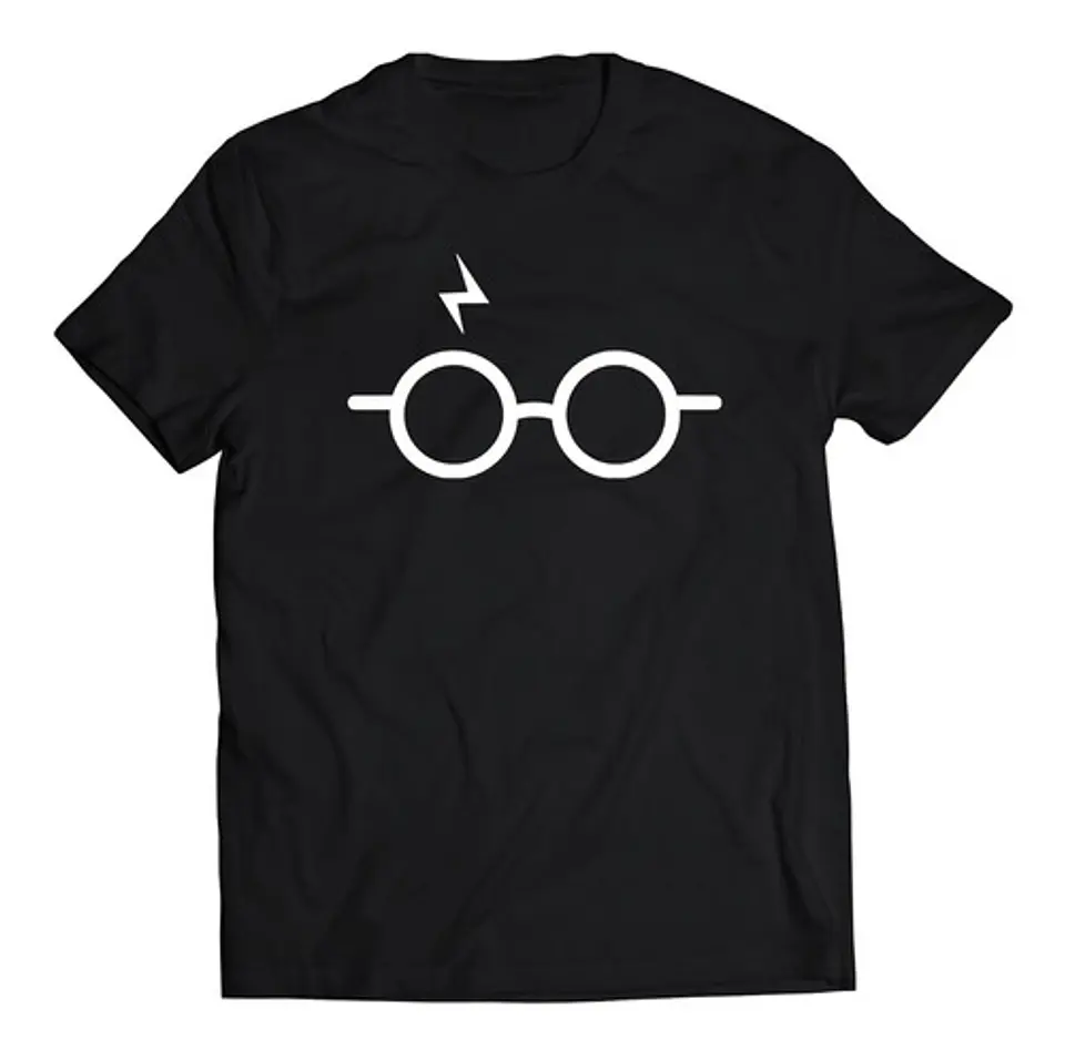 Polera Películas - Harry Potter Anteojos Y Cicatriz | Estilo Exclusivo 1