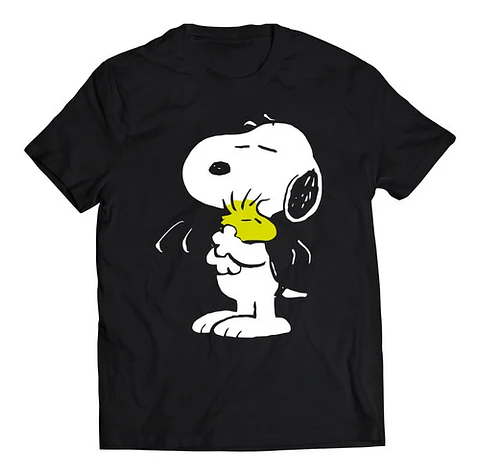 Polera Series  - Peanuts Snoopy Abrazo | Estilo Exclusivo