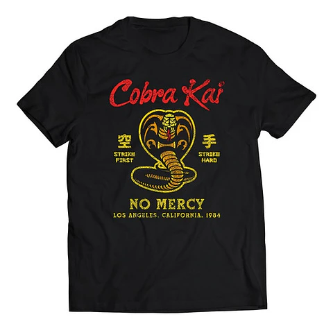 Polera Cobra Kai - No Mercy Cobra | Estilo Exclusivo