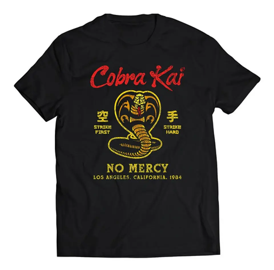 Polera Cobra Kai - No Mercy Cobra | Estilo Exclusivo 1