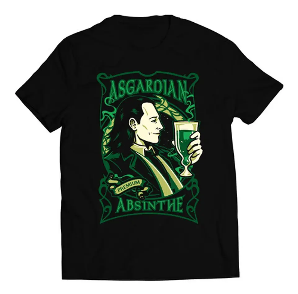 Polera Marvel Loki - Absenta | Estilo Exclusivo 1