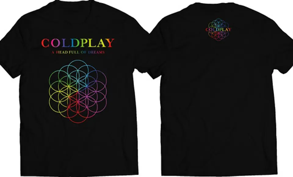 Polera Coldplay - A Head Full Of Dreams | Indie Rock 1
