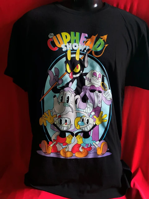 Polera Cuphead - The Cuphead Show | Ropa Gamer