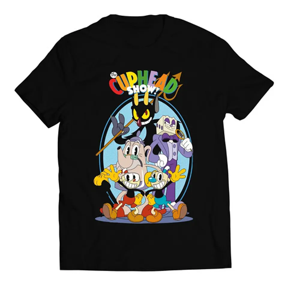 Polera Cuphead - The Cuphead Show | Ropa Gamer 1