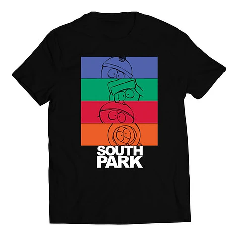 Polera Series South Park - Color Stripes | Estilo Exclusivo