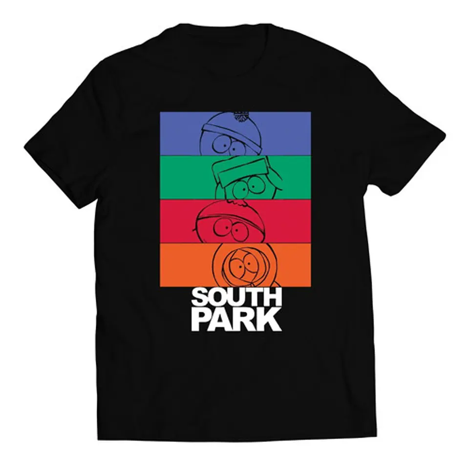 Polera Series South Park - Color Stripes | Estilo Exclusivo 1