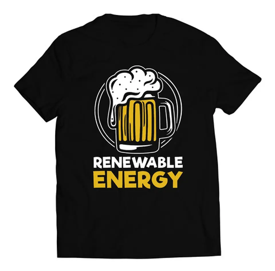 Polera Cerveza - Renewable Energy | Estilo Exclusivo 1