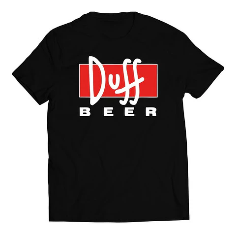 Polera Cerveza Los Simpsons - Duff Beer | Estilo Exclusivo