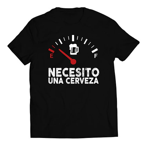 Polera Cerveza - Necesito Una Cerveza | Estilo Exclusivo