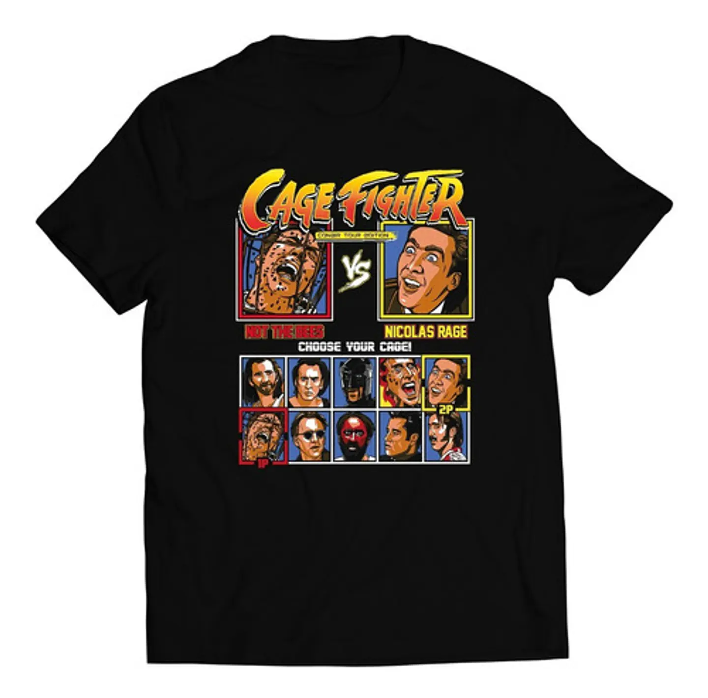 Polera Meme - Nicolas Cage Fighter | Estilo Exclusivo 1