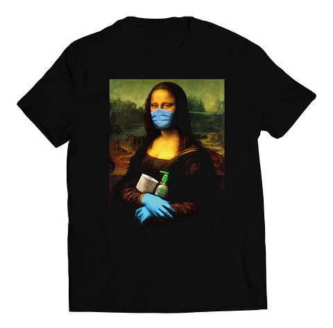 Polera Meme - Mona Lisa En Pandemia | Estilo Exclusivo
