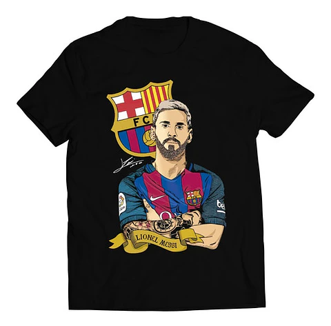 Polera Fútbol - Lionel Messi | Estilo Exclusivo