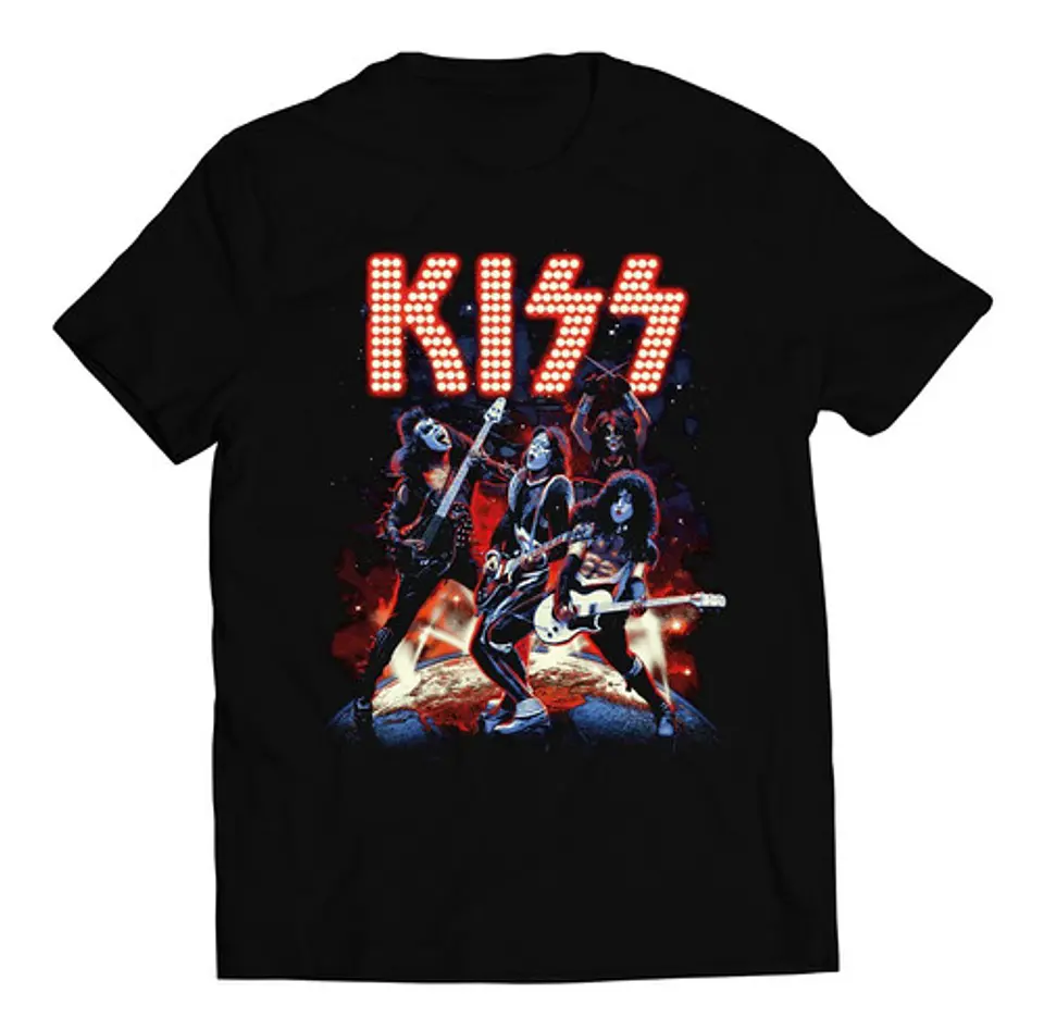 Polera Kiss - Rock Over The Earth | Rock 1