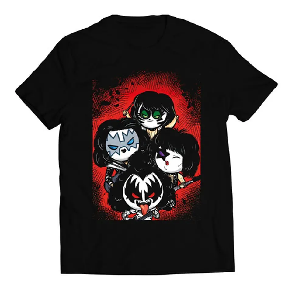 Polera Kiss - Little Rocking Kisses | Rock 1