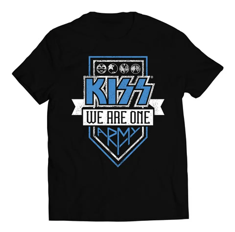 Polera Kiss - We Are One Army | Rock 1