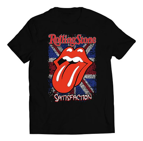 Polera The Rolling Stones - Satisfaction Uk Flag | Rock