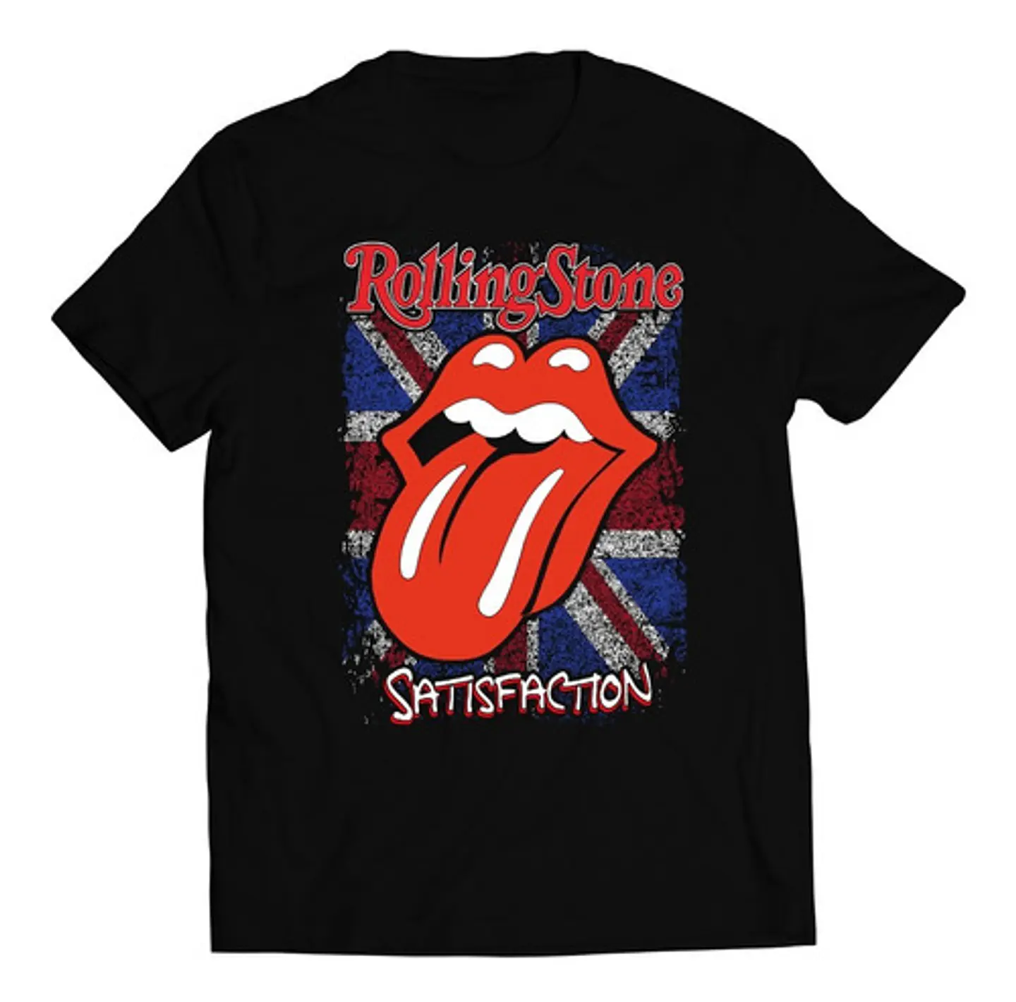 Polera The Rolling Stones - Satisfaction Uk Flag | Rock 1