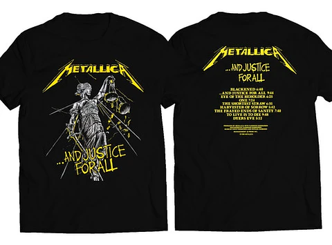 Polera Metallica - And Justice For All | Metal