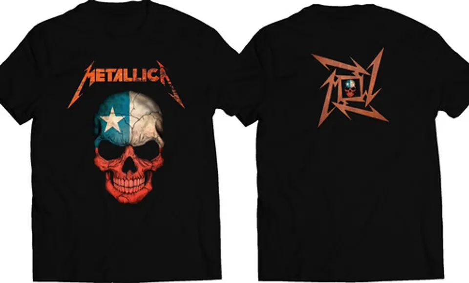 Polera Metallica - Chile Skull | Metal 1