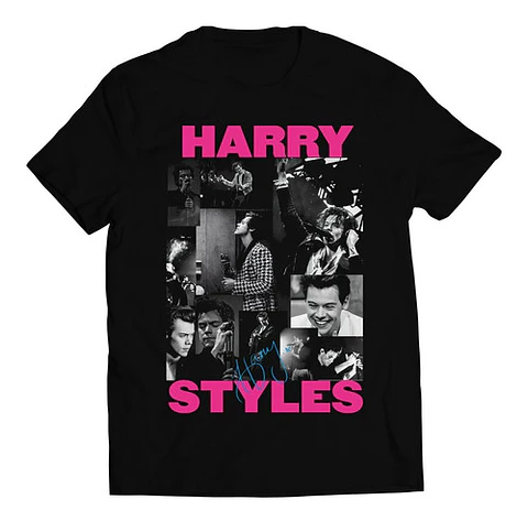 Polera Harry Styles - Black And White | Música Pop