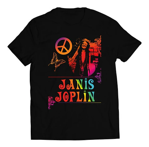 Polera Janis Joplin - Rainbow Peace | Rock