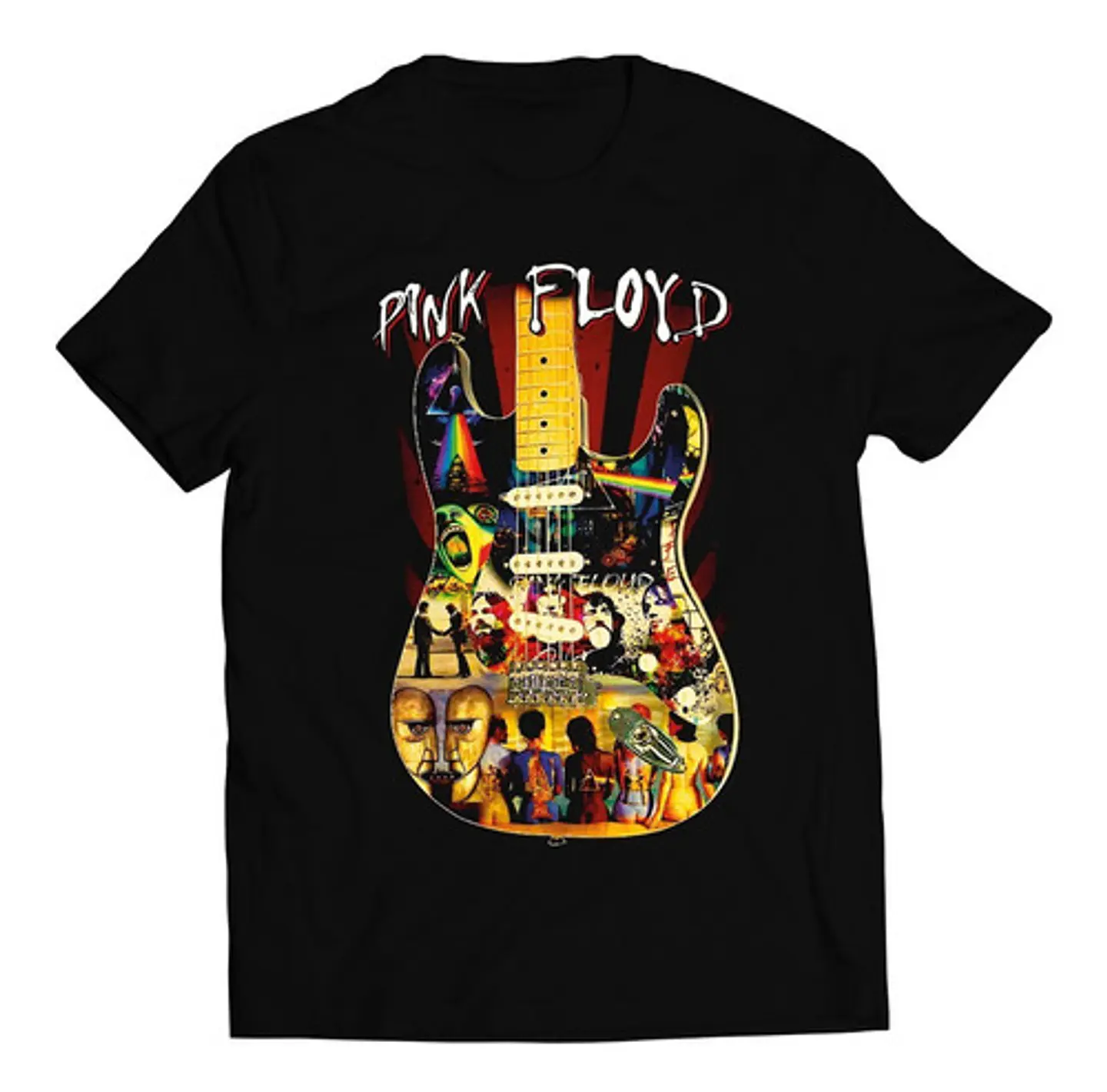 Polera Pink Floyd - History Guitar | Rock 1