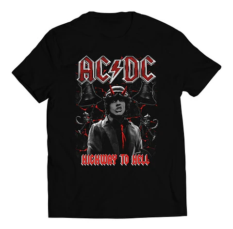 Polera Ac/dc - Highway To Hell Red | Rock