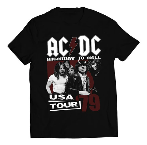 Polera Ac/dc - Usa Tour 79 | Rock